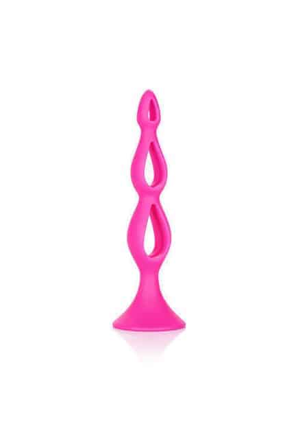 Анальная елочка Booty Call® Silicone Triple Probe, розовый от IntimShop