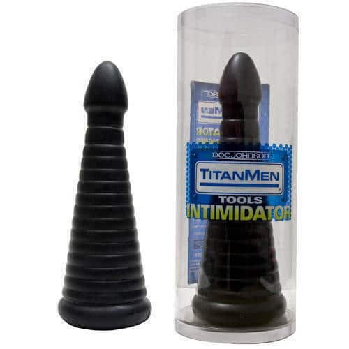 Анальная пирамида Doc Johnson TitanMen® Tools Intimidator, черная от IntimShop