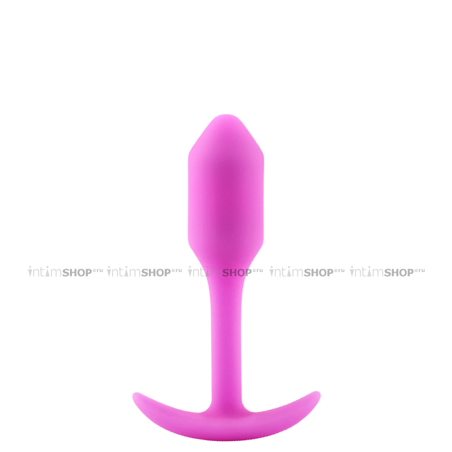 Анальная пробка b-Vibe Snug Plug 1, розовая