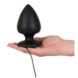 Анальная пробка Black Velvets Vibrating Plug с пультом ДУ 