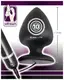 Анальная пробка Black Velvets Vibrating Plug с пультом ДУ 
