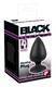 Анальная пробка Black Velvets Vibrating Plug с пультом ДУ 