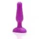 Анальная вибропробка с ДУ b-Vibe Novice, сиреневый