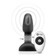 Анальная римминг-пробка b-Vibe Rimming Petite с пультом ДУ, черная
