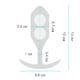 Анальная пробка для ношения b-Vibe Snug Plug 3 с переменным центром тяжести, зеленая