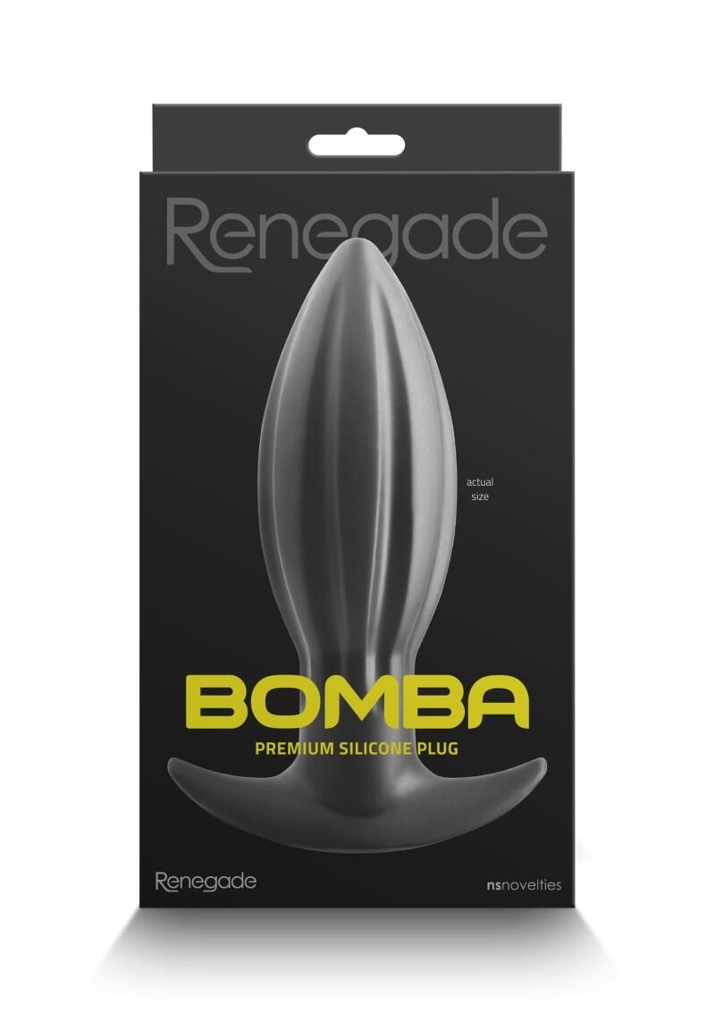 Анальная пробка для ношения NS Novelties Renegade Bomba M, чёрный