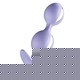 Анальная пробка Fun Factory B Balls Duo со смещенным центром тяжести, сиреневая