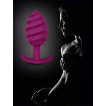 Анальная пробка Gvibe Gplug Twist 2 рельефная, ягодный
