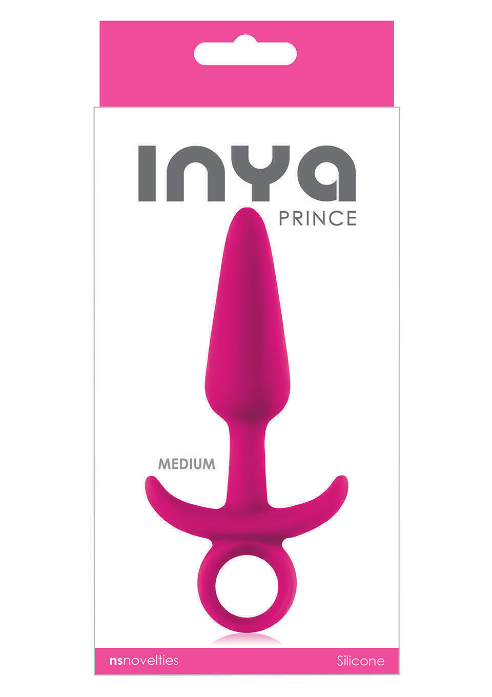 Анальная пробка NS Novelties Inya Prince M, розовая