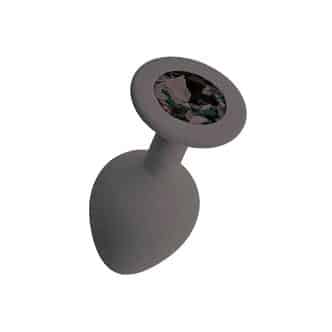 Анальная пробка Le Frivole Core Gamma S, графитовая с графитовым кристаллом