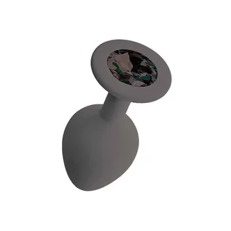 Анальная пробка Le Frivole Core Gamma S, графитовая с графитовым кристаллом