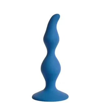 Анальная пробка Le Frivole Core Vesta, синяя