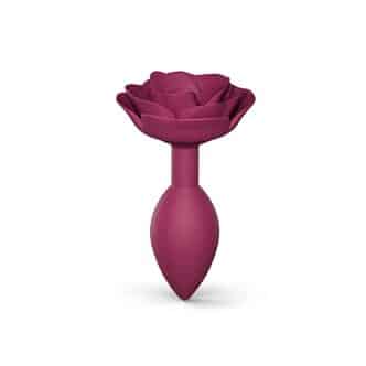 Анальная пробка Love To Love Open Roses M, винный
