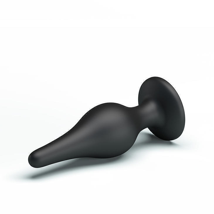 Анальная пробка Pretty Love Sensitive Prostate Plug на присоске среднего размера, черная
