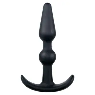 Анальная пробка с шариком You2Toys Backdoor Lovers, черная