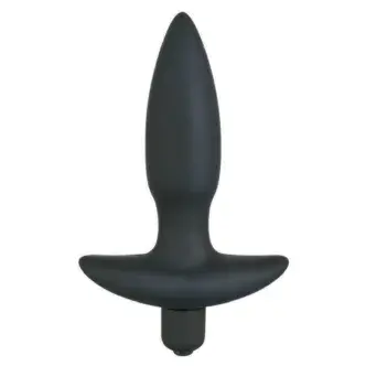 Анальная пробка с вибрацией Orion Black Velvets S, черная