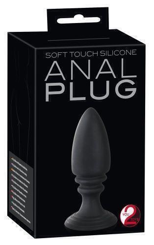 Анальная пробка You2Toys Soft Touch Silicone Anal Plug черная