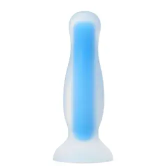 Анальная пробка Toyfa Beyond Namor Glow, светящаяся в темноте, синий