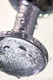 Анальная пробка ToyFa Metal с бесцветным кристалом 7.5 см, серебристый