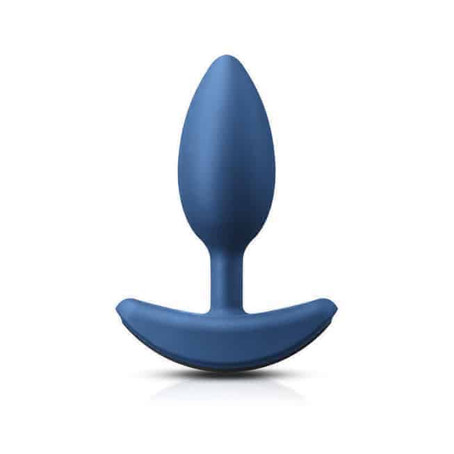 Анальная пробка с вибрацией утяжеленная Renegade Heavyweight Plug Blue Medium