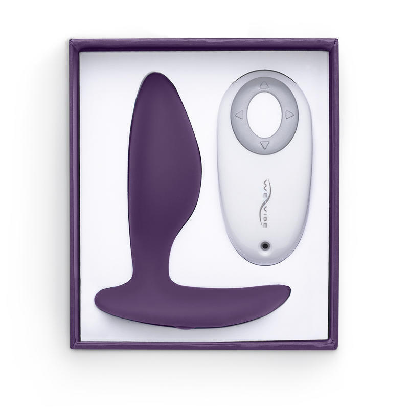 Анальная вибропробка We-Vibe Ditto с пультом ДУ, фиолетовая