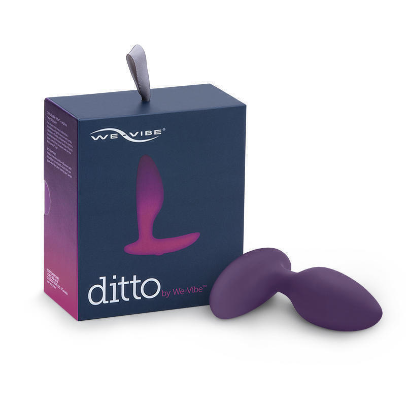 Анальная вибропробка We-Vibe Ditto с пультом ДУ, фиолетовая