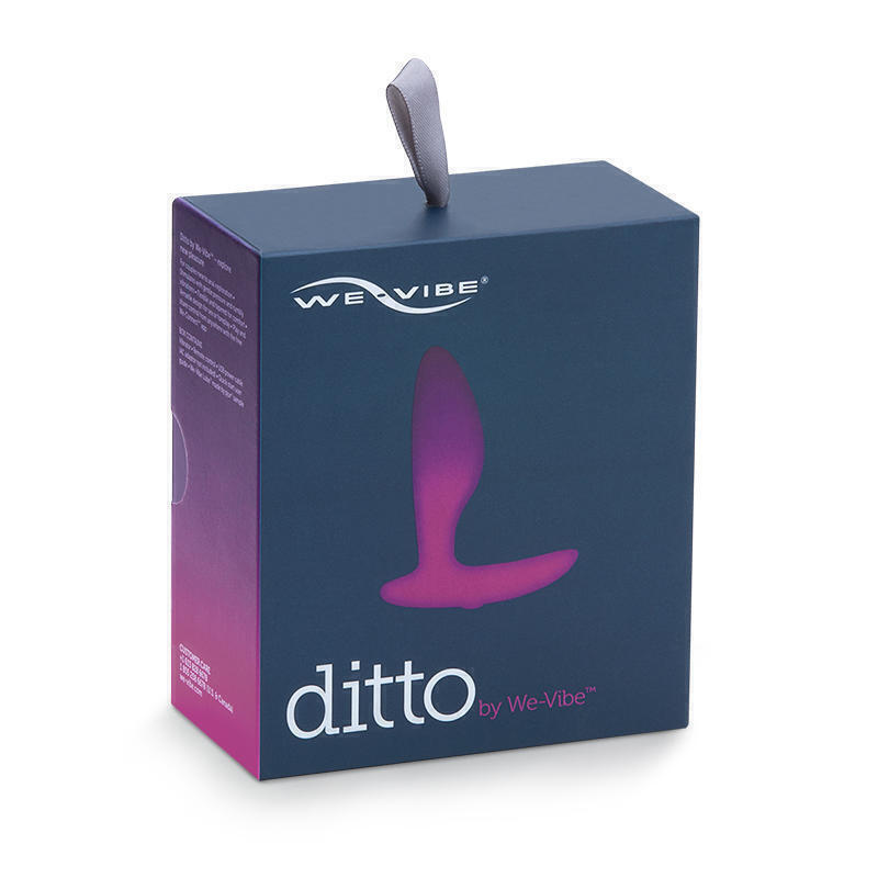 Анальная вибропробка We-Vibe Ditto с пультом ДУ, фиолетовая