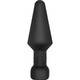 Анальная римминг-пробка b-Vibe Rimming XL с пультом ДУ, черная
