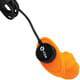 Анальная вибропробка b-Vibe Swirl для ношения, оранжевая