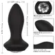 Анальная вибропробка CalExotics Power Gem Petite, чёрная с бесцветным кристаллом