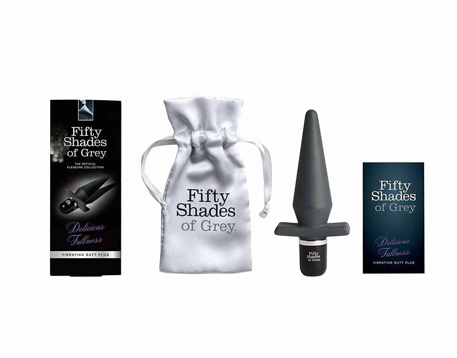 Анальная вибропробка Fifty Shades of Grey Delicious Fullness, черная