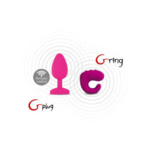 Анальная вибропробка Gvibe GPlug Bioskin, розовый