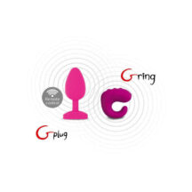 Анальная вибропробка Gvibe GPlug Bioskin, розовый