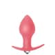 Анальная вибропробка Lola Toys First Time Bulb Anal Plug, розовая
