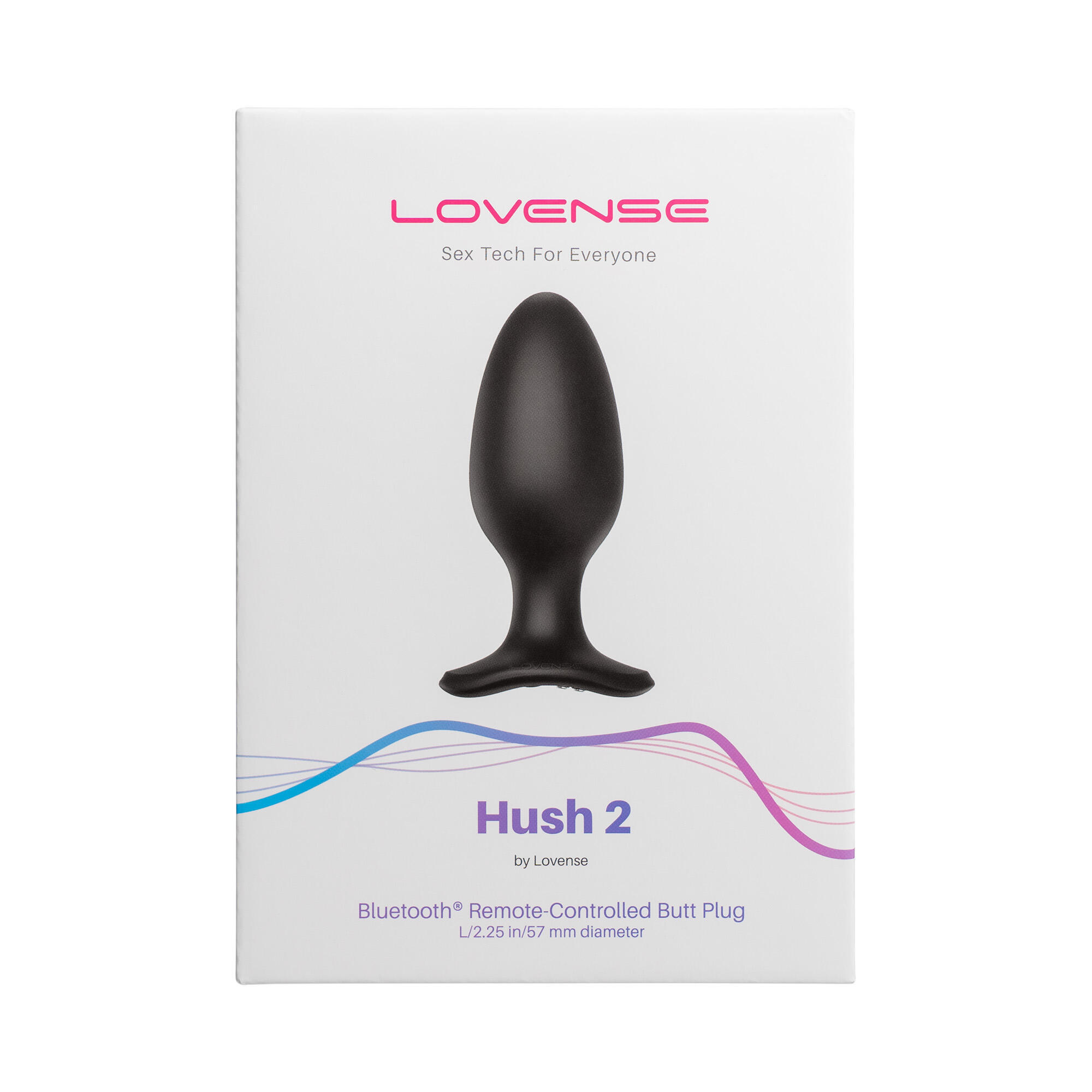 Анальная вибропробка Lovense Hush 2 L, черная