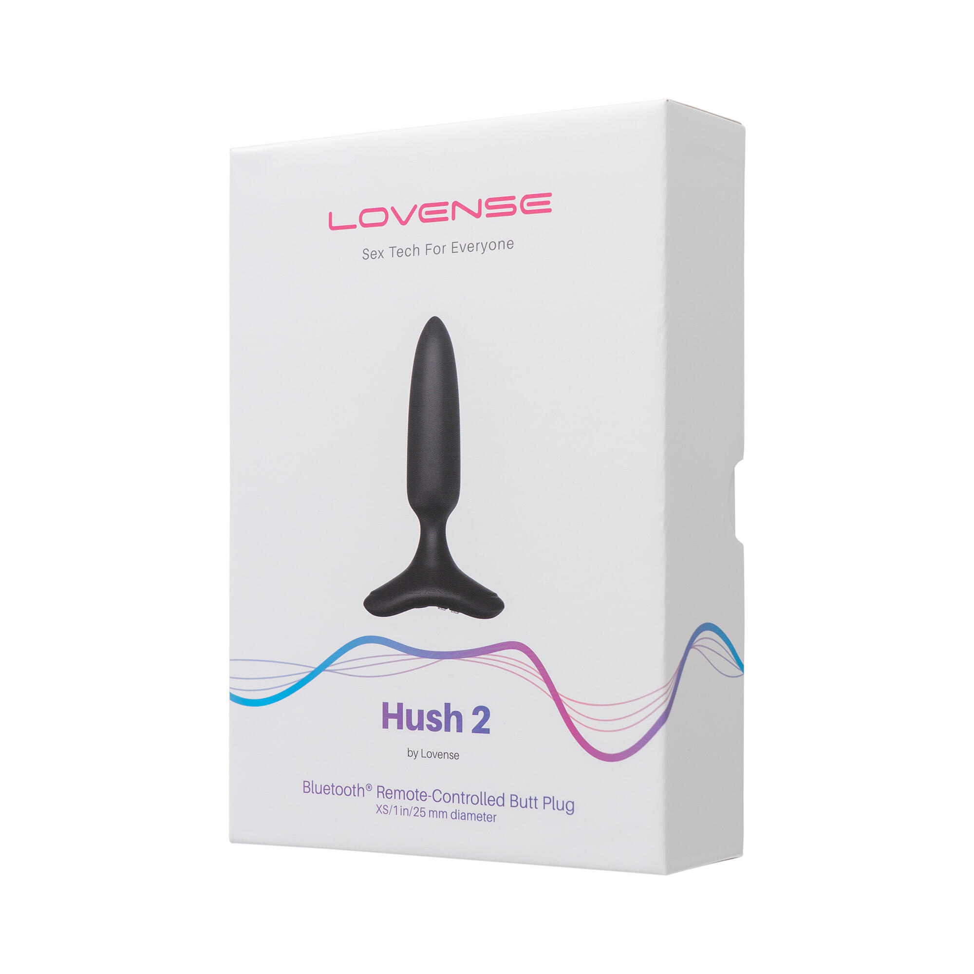 Анальная вибропробка Lovense Hush 2 XS, черная