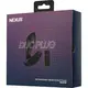 Анальная вибропробка Nexus Duo Plug Medium с пультом ДУ, чёрная