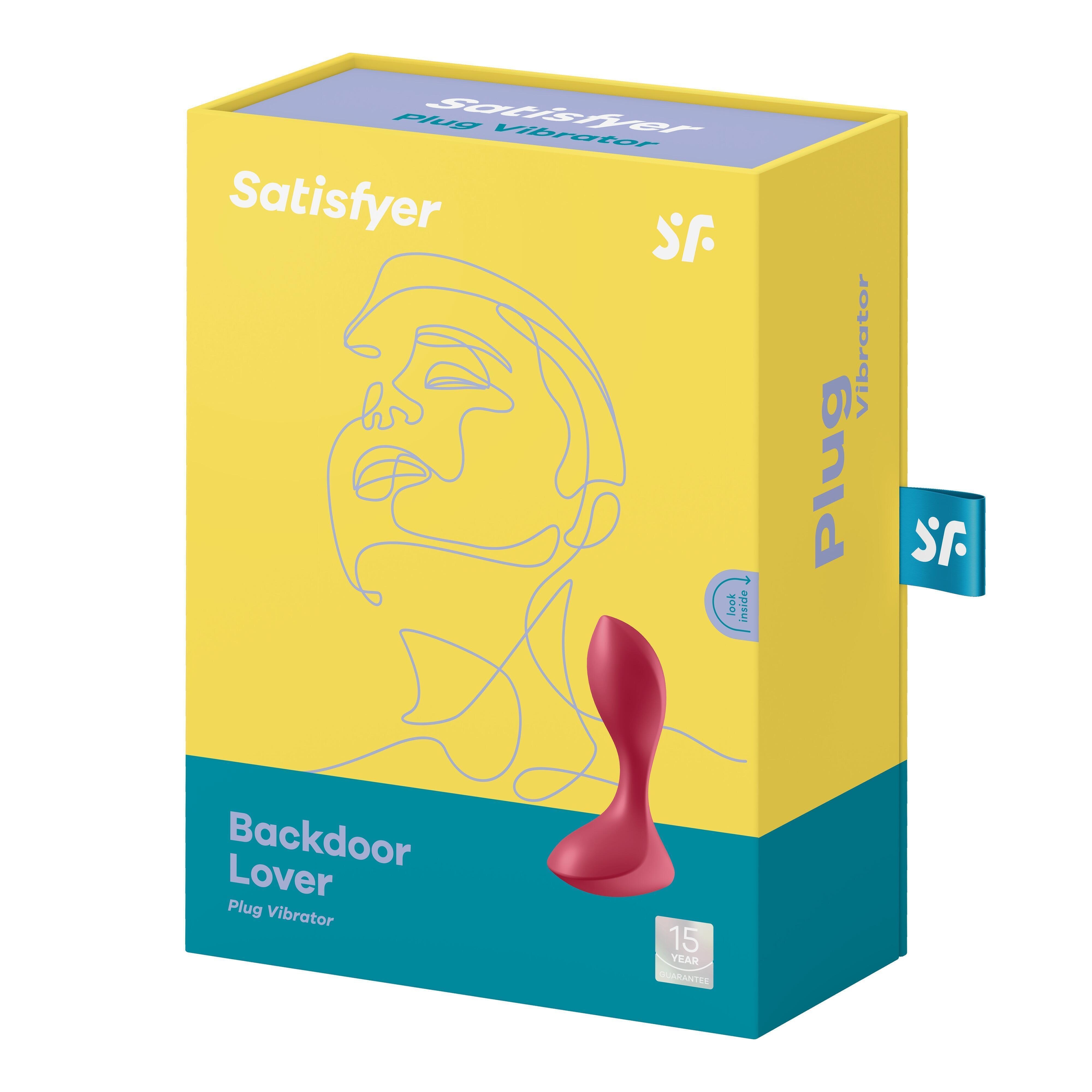 Анальная вибропробка Satisfyer Backdoor Lover, красный