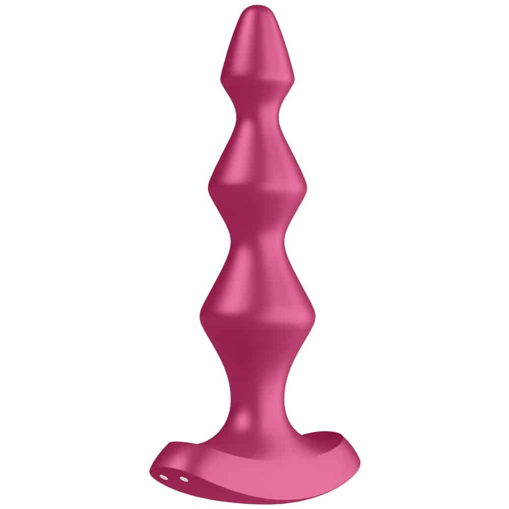 Анальная вибропробка Satisfyer Lolli Plug 1, бордовая