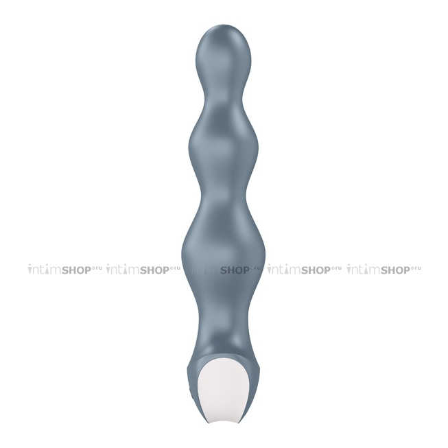 Анальная вибропробка-ёлочка Satisfyer Lolli Plug 2, серый от IntimShop