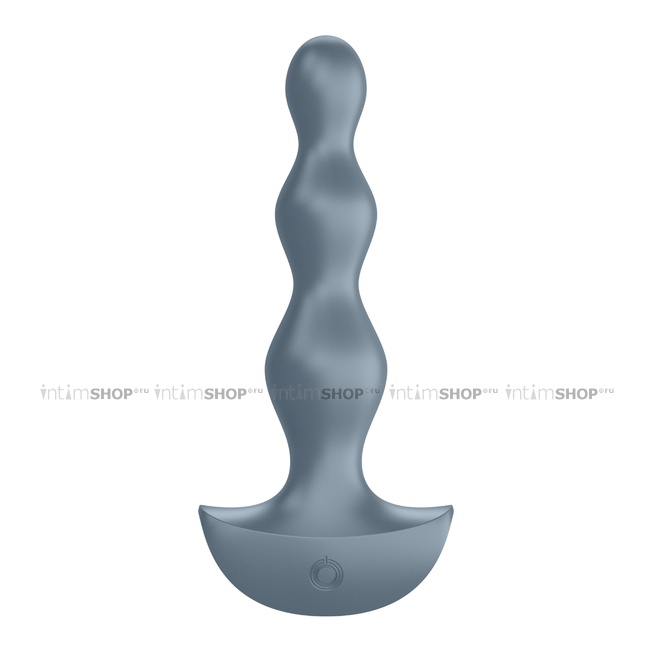 Анальная вибропробка-ёлочка Satisfyer Lolli Plug 2, серый от IntimShop
