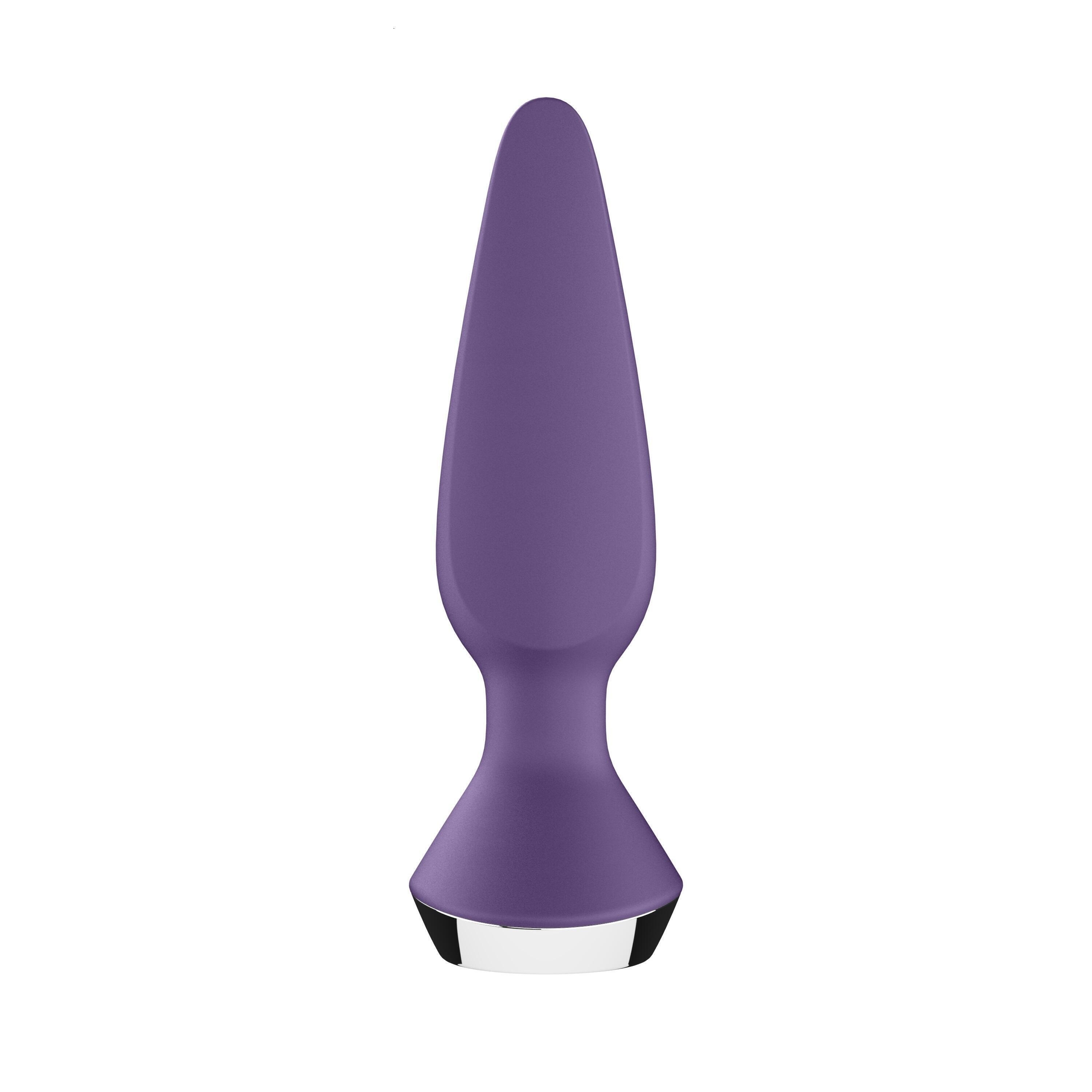 Анальная вибропробка Satisfyer Plug-ilicious 1, фиолетовая