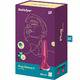 Анальная вибропробка Satisfyer Plug-ilicious 2, ягодный