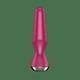 Анальная вибропробка Satisfyer Plug-ilicious 2, ягодный