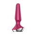 Анальная вибропробка Satisfyer Plug-ilicious 2, ягодный