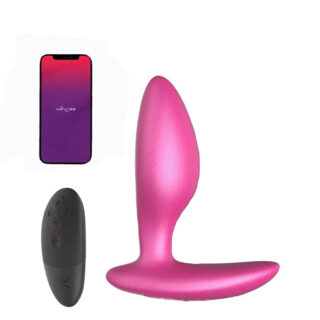 Анальная вибропробка We-Vibe Ditto+ с пультом ДУ, розовая