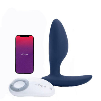 Анальная вибропробка We-Vibe Ditto с пультом ДУ, синяя