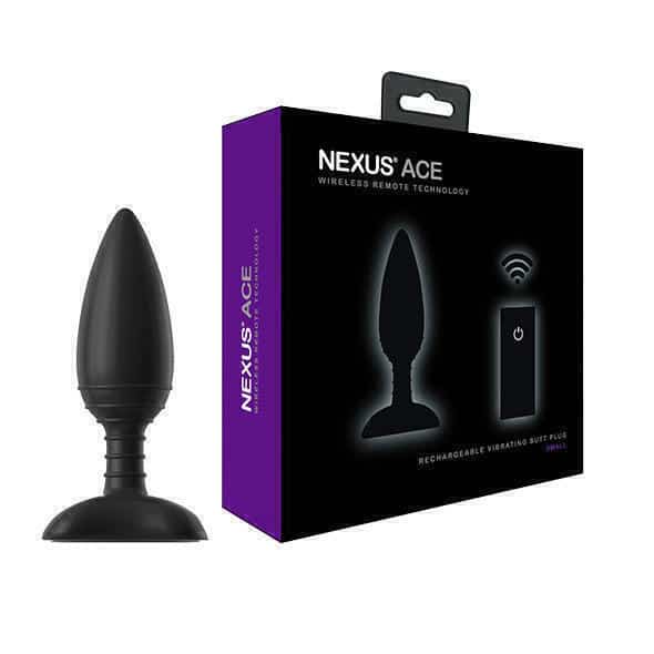 Анальная вибровтулка Nexus Ace Small, черная от IntimShop