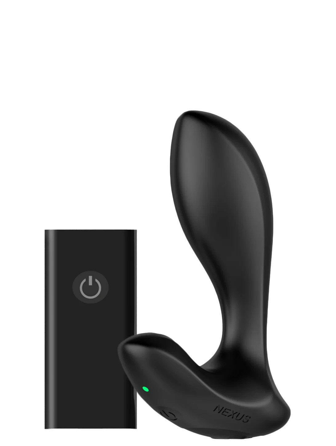 Анальная вибропробка Nexus Duo Plug Small с пультом ДУ, чёрная