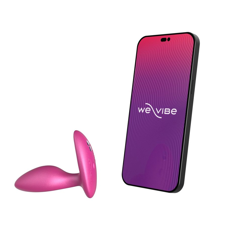 Анальная вибропробка We-Vibe Ditto+ с пультом ДУ, розовая